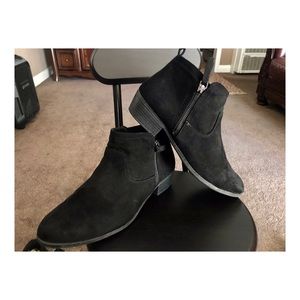 Black ankle boots